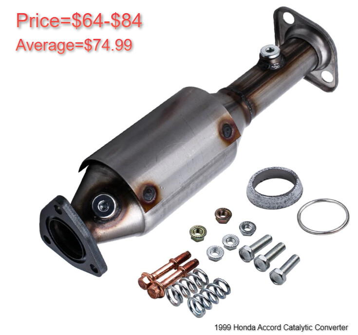 Image of 1999 Honda Accord Catalytic Converter Price and Picture