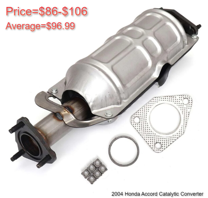 Image of 2004 Honda Accord Catalytic Converter Price and Picture
